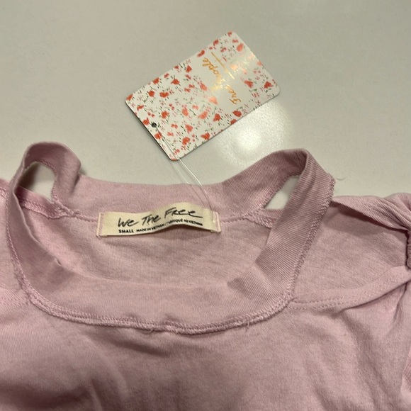 NEW Free People Sleeveless Top with KnotTies @ Shoulders | Small | Blush Lilac - Picture 2 of 7